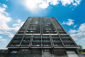 レーベン福井二の宮 CROSS FRONT　外観完成予想図1