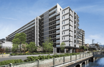 ローレルスクエア柏原　外観完成予想図2