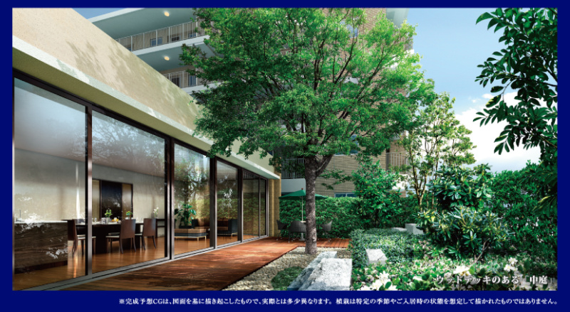 ファイル:オーシャンステイツ湘南平塚 中庭.jpg