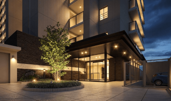 ジオ川西多田 ブライトサイト　エントエランスアプローチ完成予想図