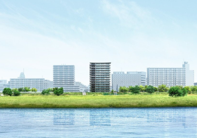 ブランシエラ大田多摩川　外観完成予想CG2