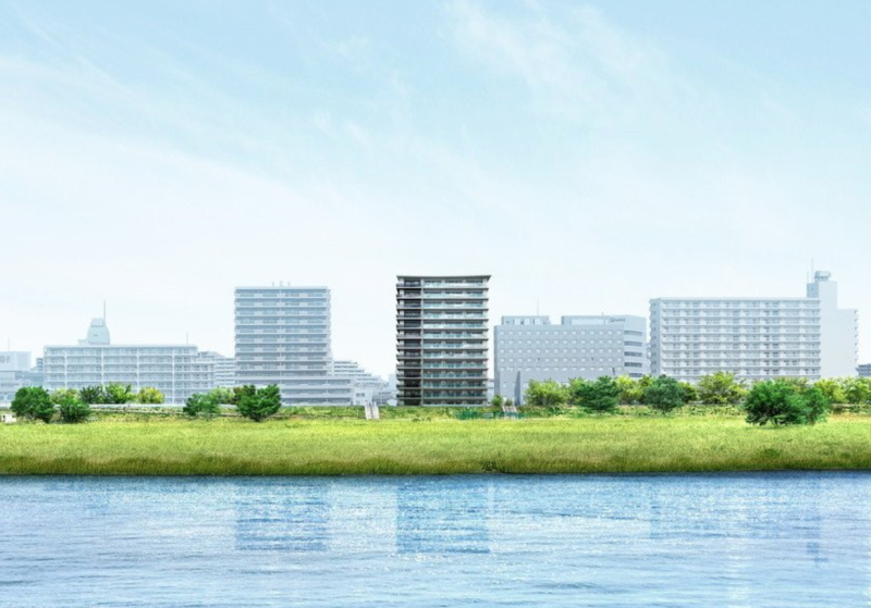 ファイル:ブランシエラ大田多摩川 外観完成予想CG2.png