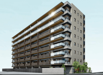 プラウド奈良大宮町　外観完成予想図