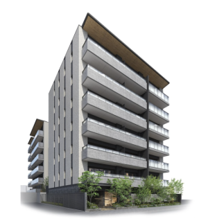 プラウド泉中央フロント　外観完成予想図