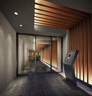 プレイズ名古屋丸の内　エントエランス完成予想図