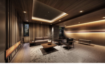 ポレスター長岡ステーションテラス　ラウンジコーナー完成予想図