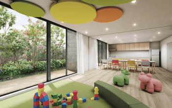 ローレルスクエア柏原　フレキシブルサロン完成予想図