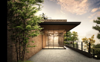 STANCE RESIDENCE 植物園外苑 TERRACE（仮称）　エントエランスアプローチ完成予想図