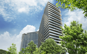 THE COURT 神宮外苑　外観完成予想CG