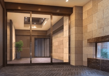 エヌヴィ御影 ザ・レジデンス　エントランスホール完成予想図