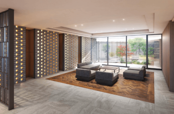 ザ・レジデンス弁天町 みなと通り ラウンジ完成予想図