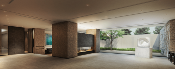 ブランズ円山外苑前 エントランスホール完成予想CG