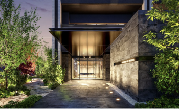 ポレスター大江プレミア　エントエランスアプローチ完成予想図