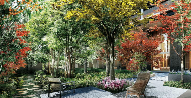 ファイル:ローレルタワー堺筋本町 ゲーテッドガーデン完成予想図.png