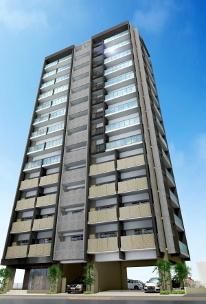 ワイズセントラルパークおもろまち　外観完成予想CG