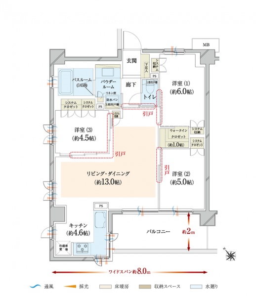 ファイル:ヴェレーナおおたかの森 レジデンスatype.jpg