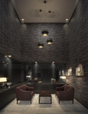 グランフォーレ五島町レジデンス　エントランスホール ラウンジ完成予想図