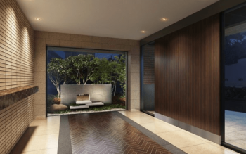 ワコーレ六甲 楠丘町　風除室完成予想図