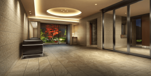 ワコーレ神戸三宮G.C.　エントランスホール完成予想図