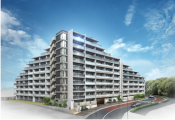 エクセレントシティ多摩永山　外観完成予想CG