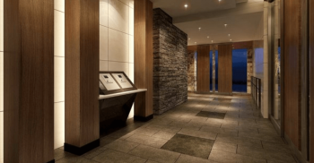 クエストコート長府紺屋町ガーデンテラス　風除室完成予想図