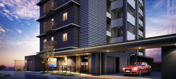 サンパーク桜町南ヴィータジオーネ　エントランスアプローチ完成予想CG