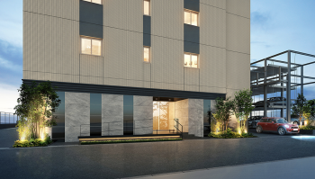 サンレリウス小倉片野　エントランスアプローチ完成予想図