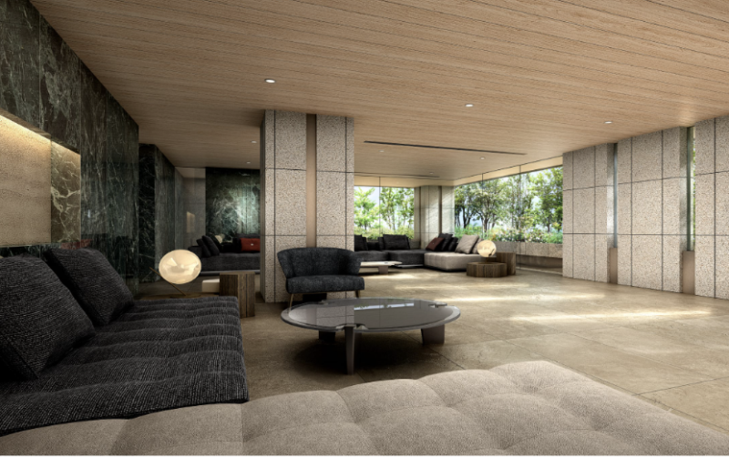 ファイル:ディアナガーデン柿の木坂 エントエランスラウンジ完成予想図.png