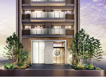 デュオヴェール大濠公園CLASS　エントランスアプローチ完成予想図