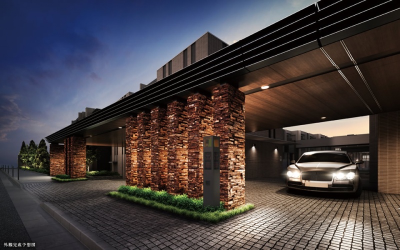 ファイル:THE IMPERIAL GARDEN LIMITED RESIDENCE車寄せ.jpg