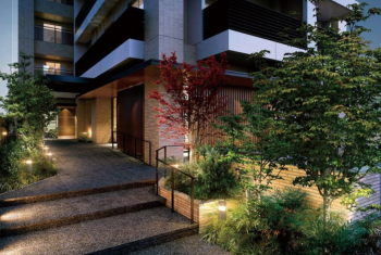 アトラス練馬レジデンス　エントランスアプローチ完成予想CG