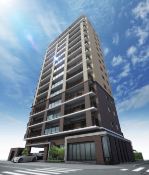 オーヴィジョン大学病院前　外観完成予想図2