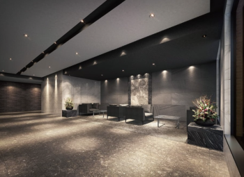 オーヴィジョン新山口スクエアガーデン　エントエランスホール完成予想図