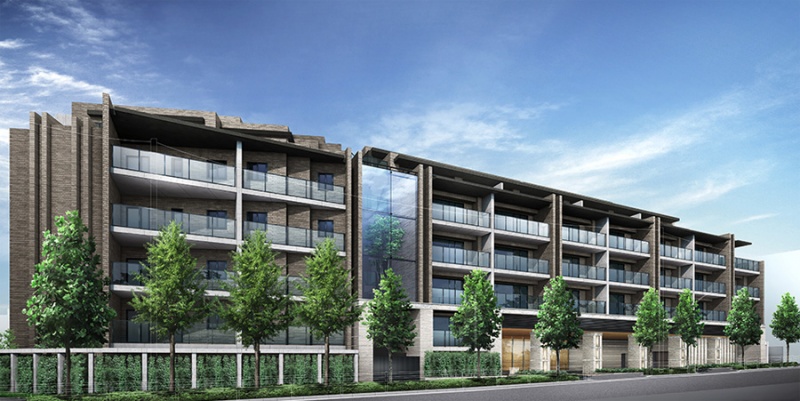 ファイル:ガーデンヒルズ四ツ谷 迎賓の森外観(4).jpg