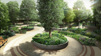 パークタワー晴海　Peaceful  Zone（ピースフルゾーン）完成予想CG①