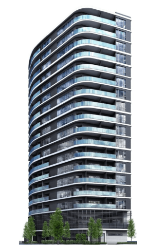 プラウド町屋　外観完成予想図