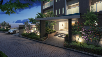 サンライフ桃園公園　エントランスアプローチ完成予想CG