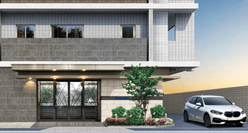 ファイル:パラドール五条西小路スクエア エントエランスアプローチ完成予想図.png