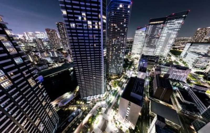 ファイル:ベイサイドタワー晴海 眺望（33階北東方向）.png