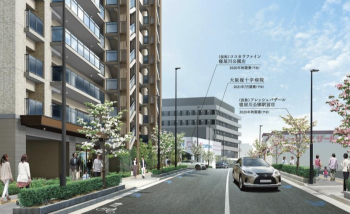 レ・ジェイド寝屋川公園　外観完成予想図1