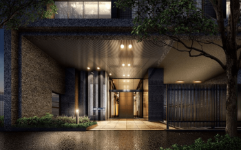 レーベン上之園 RECHESSE　エントランスアプローチ完成予想図