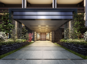 アルファステイツ表町　エントランスアプローチ完成予想CG