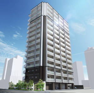 エイルマンション二日市駅前　外観完成予想図