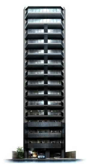 オープンレジデンシア日暮里ステーションフロント　外観完成予想図