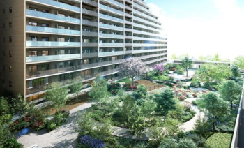 グランアリーナレジデンス　センターガーデン完成予想図