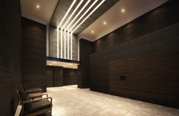 グランドパレス高見三条橋タワー　エントエランスホール完成予想図