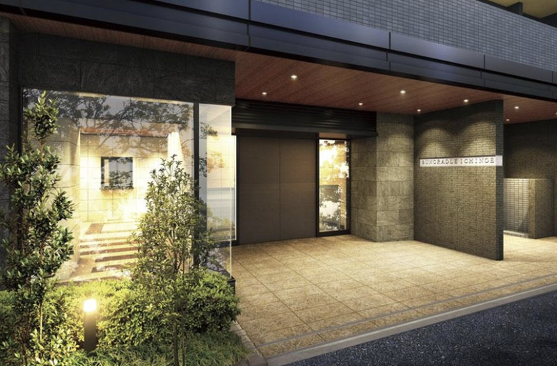 ファイル:サンクレイドル一之江 エントランスアプローチ完成予想図.png