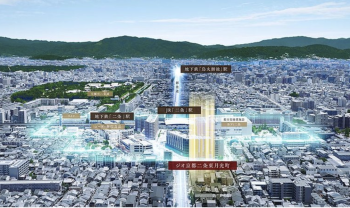 ジオ京都二条東月光町　周辺写真CG合成
