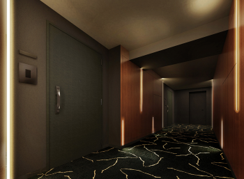 デュオヒルズ千葉中央　内廊下完成予想図