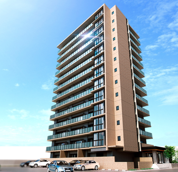 ファイル:ビ・ウェル東古松四丁目 外観完成予想CG.png